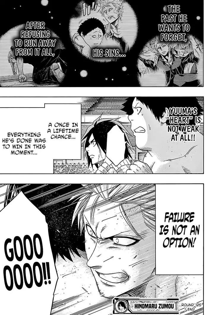Hinomaru Zumou Chapter 125 page 19 - Chapter 125: An Instant