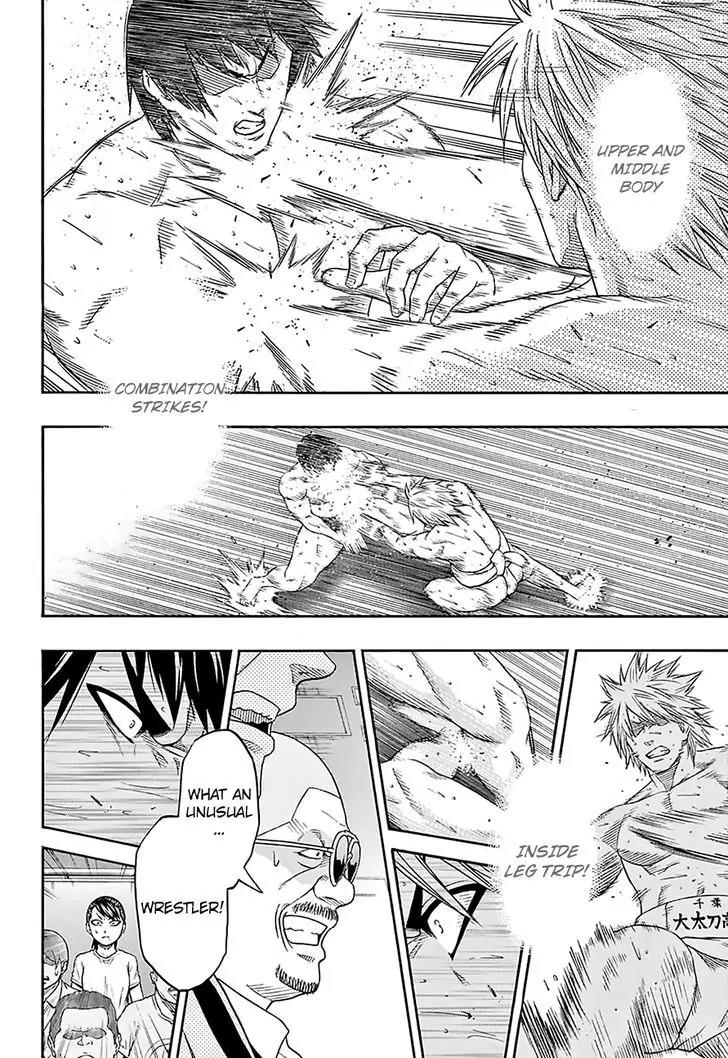 Hinomaru Zumou Chapter 126 page 9 - Chapter 126: Kind towards others, but towards himself...