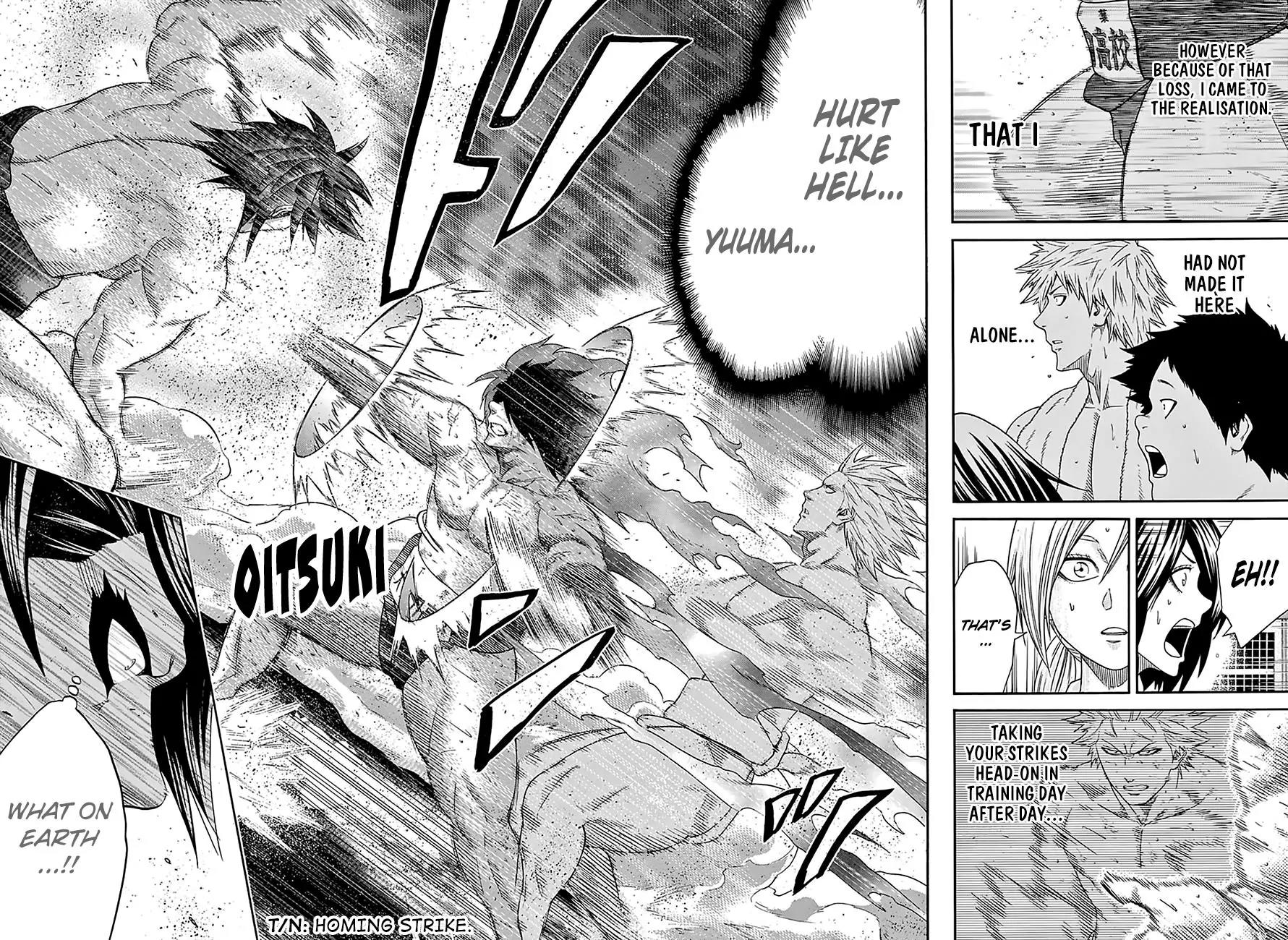 Hinomaru Zumou Chapter 129 page 13 - Chapter 129: Onimaru Kunitsuna Vs Doujikiri Yasutsuna, take two 3