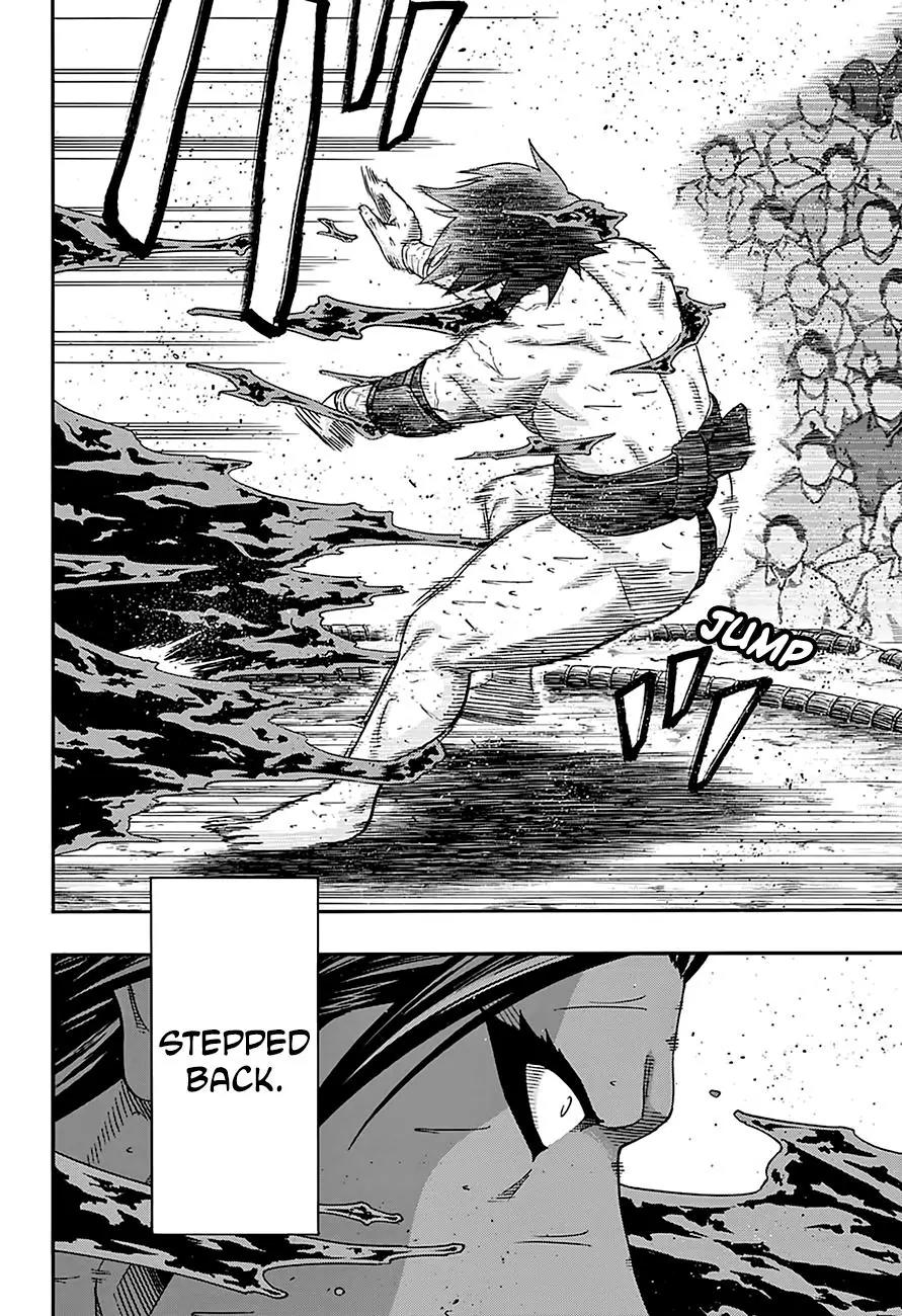 Hinomaru Zumou Chapter 129 page 8 - Chapter 129: Onimaru Kunitsuna Vs Doujikiri Yasutsuna, take two 3