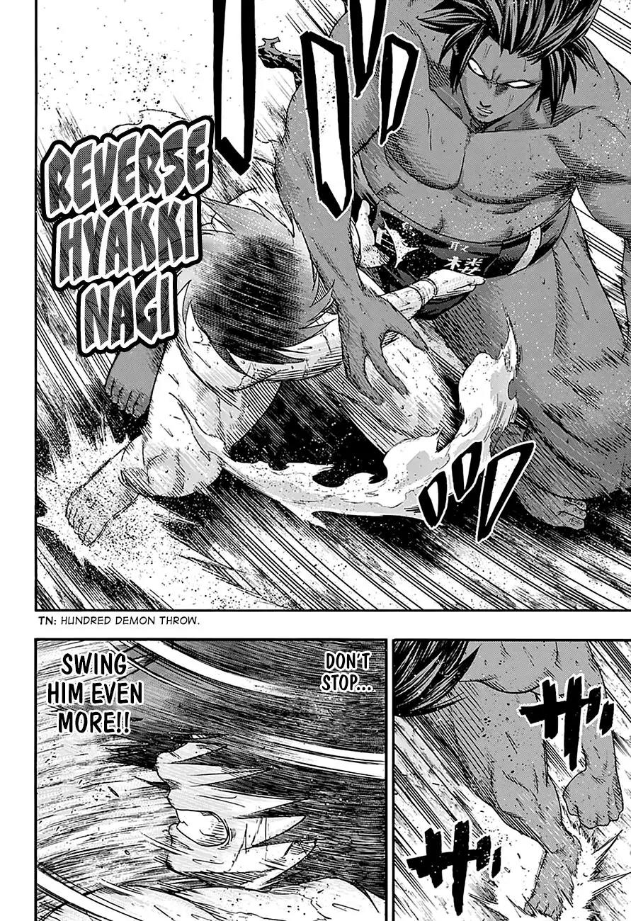 Hinomaru Zumou Chapter 130 page 11 - Chapter 130: Onimaru Kunitsuna Vs Doujikiri Yasutsuna, take two 4