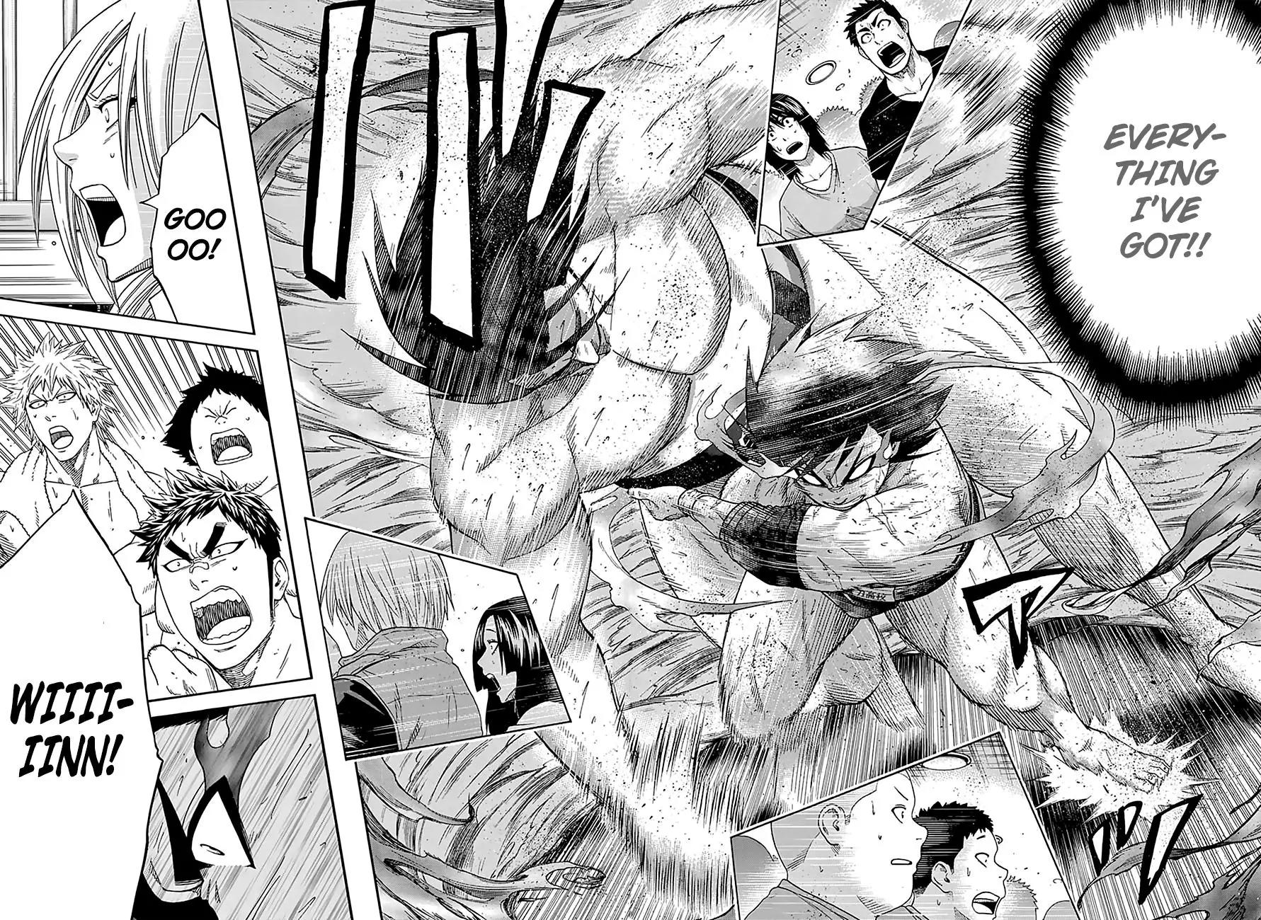 Hinomaru Zumou Chapter 131 page 3 - Chapter 131: Onimaru Kunitsuna Vs Doujikiri Yasutsuna, take two 5
