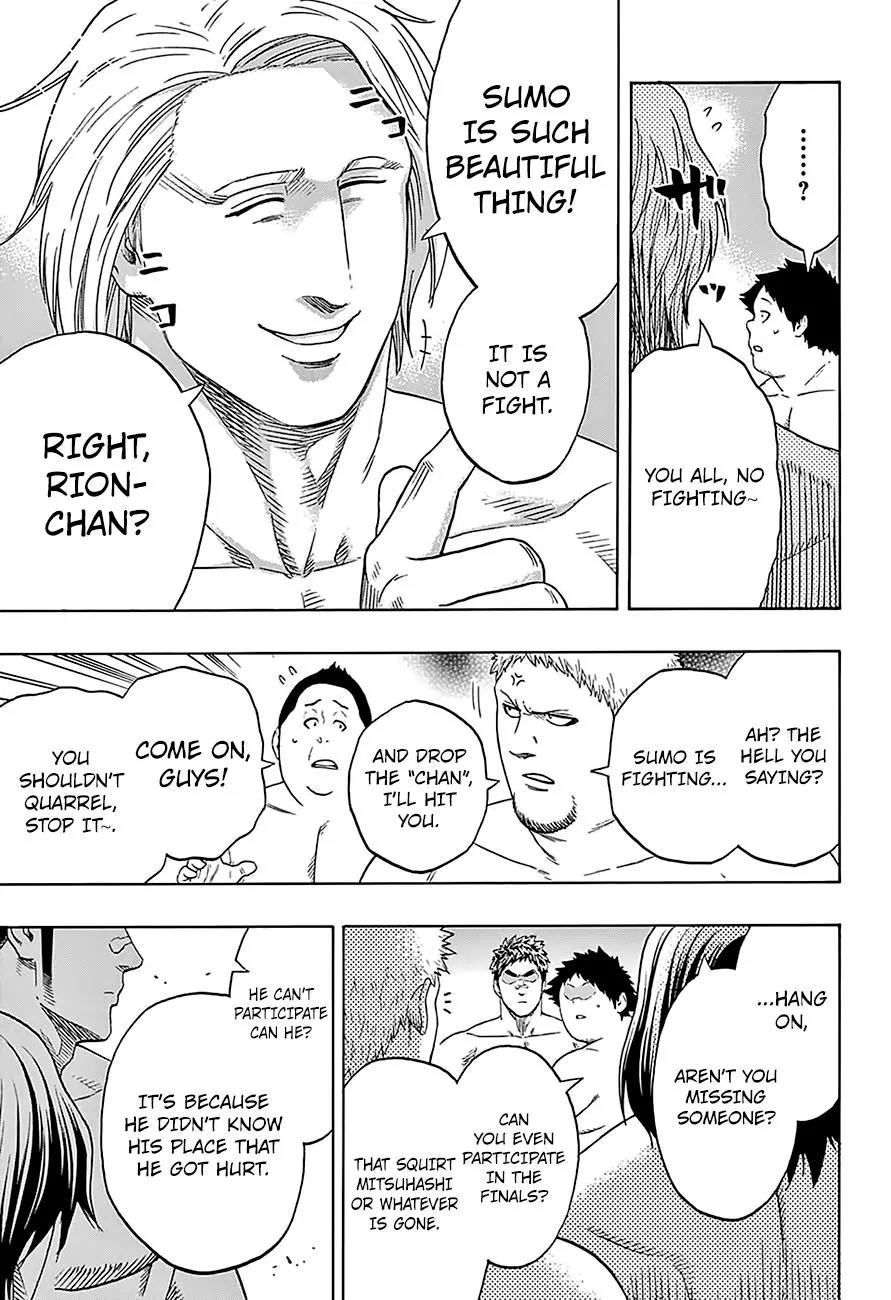 Hinomaru Zumou Chapter 133 page 12 - Chapter 133: The Square Off