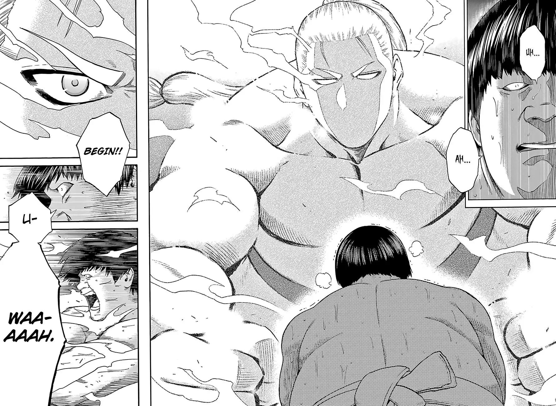 Hinomaru Zumou Chapter 133 page 7 - Chapter 133: The Square Off