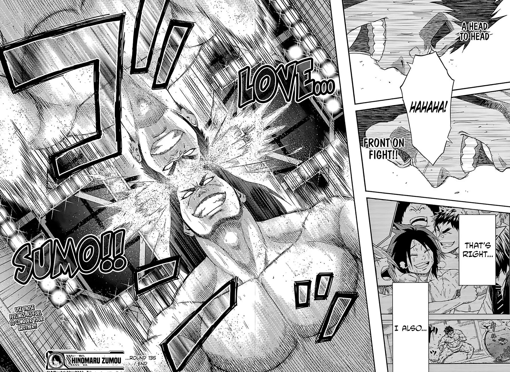 Hinomaru Zumou Chapter 135 page 19 - Chapter 135: Idiot and Idiot 2