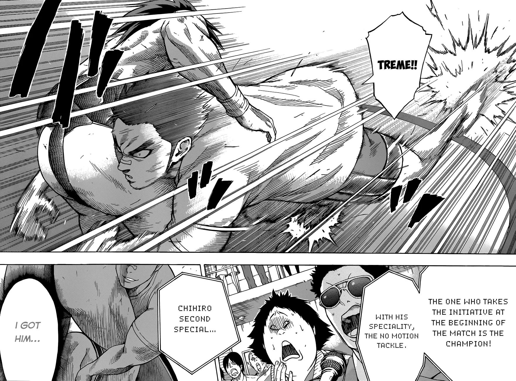 Hinomaru Zumou Chapter 14 page 15 - Chapter 14: The Weight of Losing