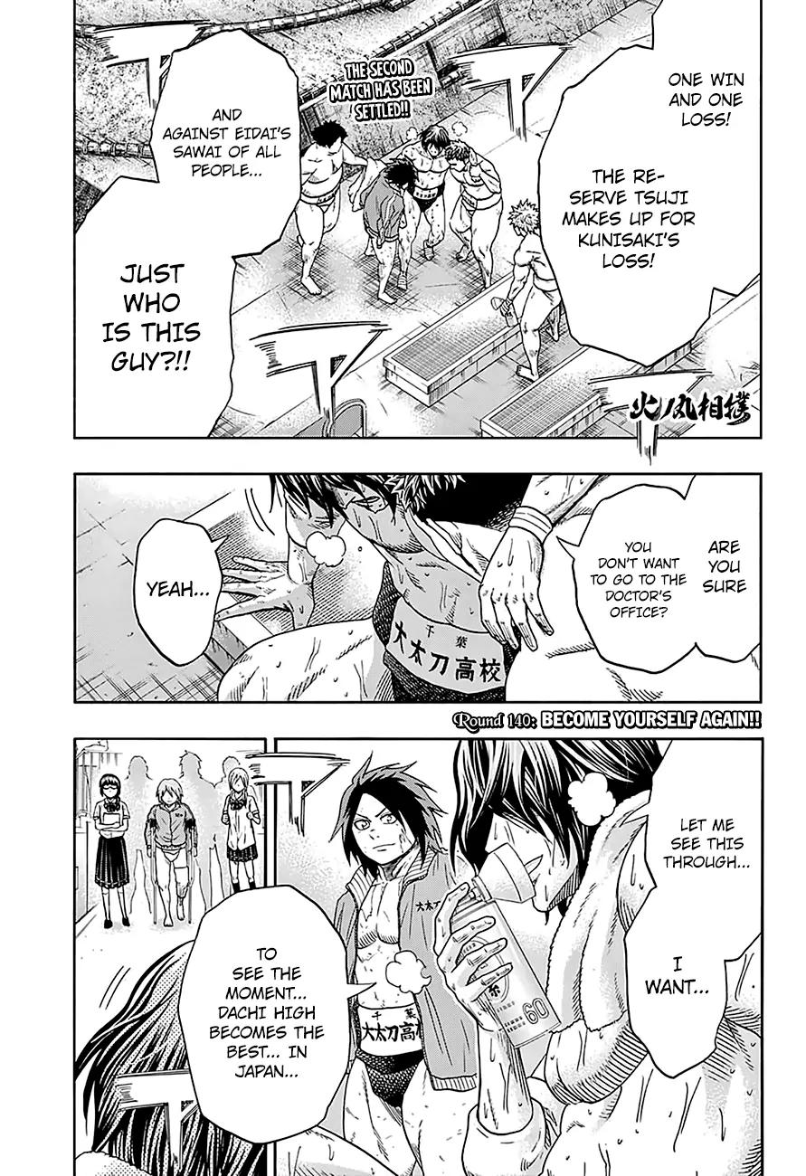 Hinomaru Zumou Chapter 140 page 2 - Chapter 140: Become yourself again!!