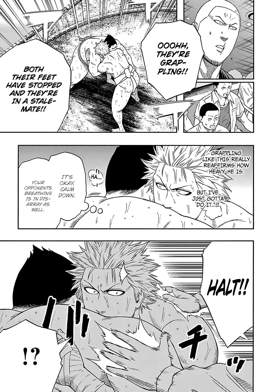 Hinomaru Zumou Chapter 141 page 13 - Chapter 141: I Want to Win!!