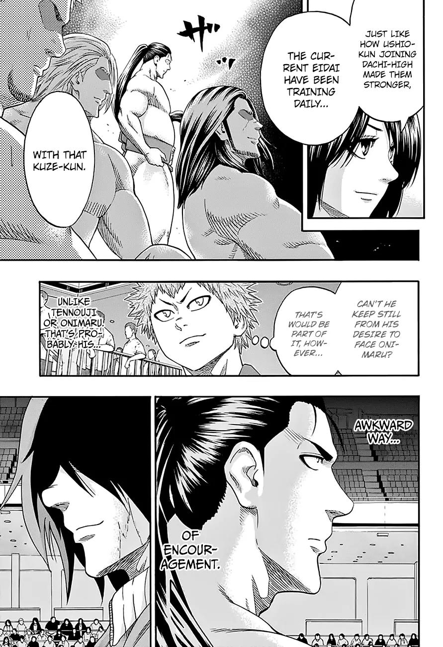 Hinomaru Zumou Chapter 141 page 18 - Chapter 141: I Want to Win!!