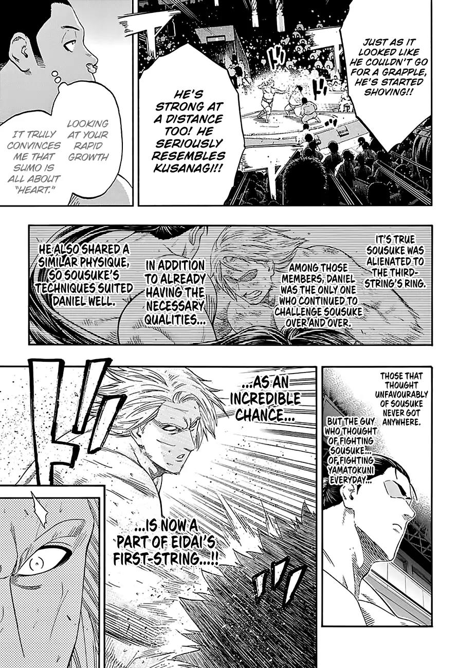 Hinomaru Zumou Chapter 144 page 11 - Chapter 144: Like Repel