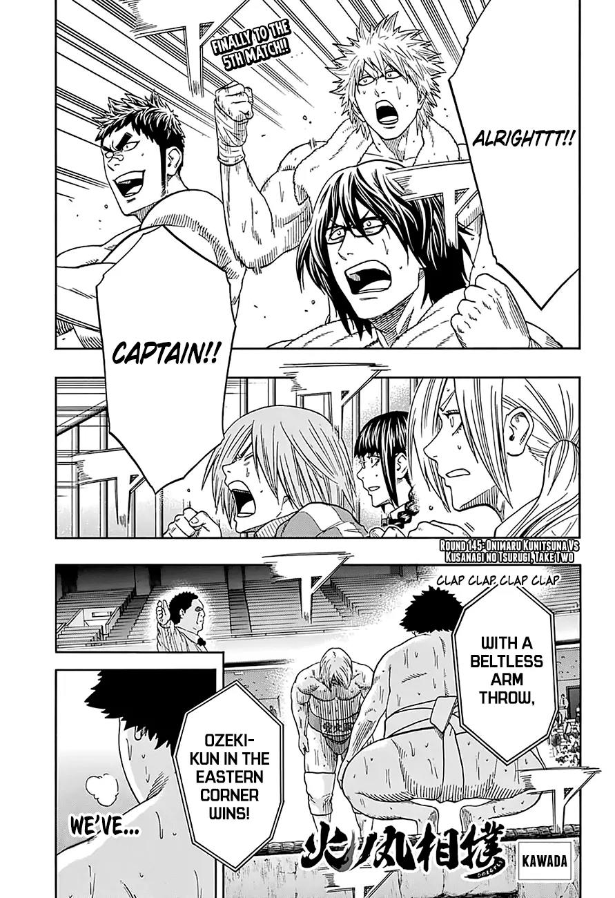 Hinomaru Zumou Chapter 145 page 2 - Chapter 145: Onimaru Kunitsuna Vs Kusanagi No Tsurugi, Take two