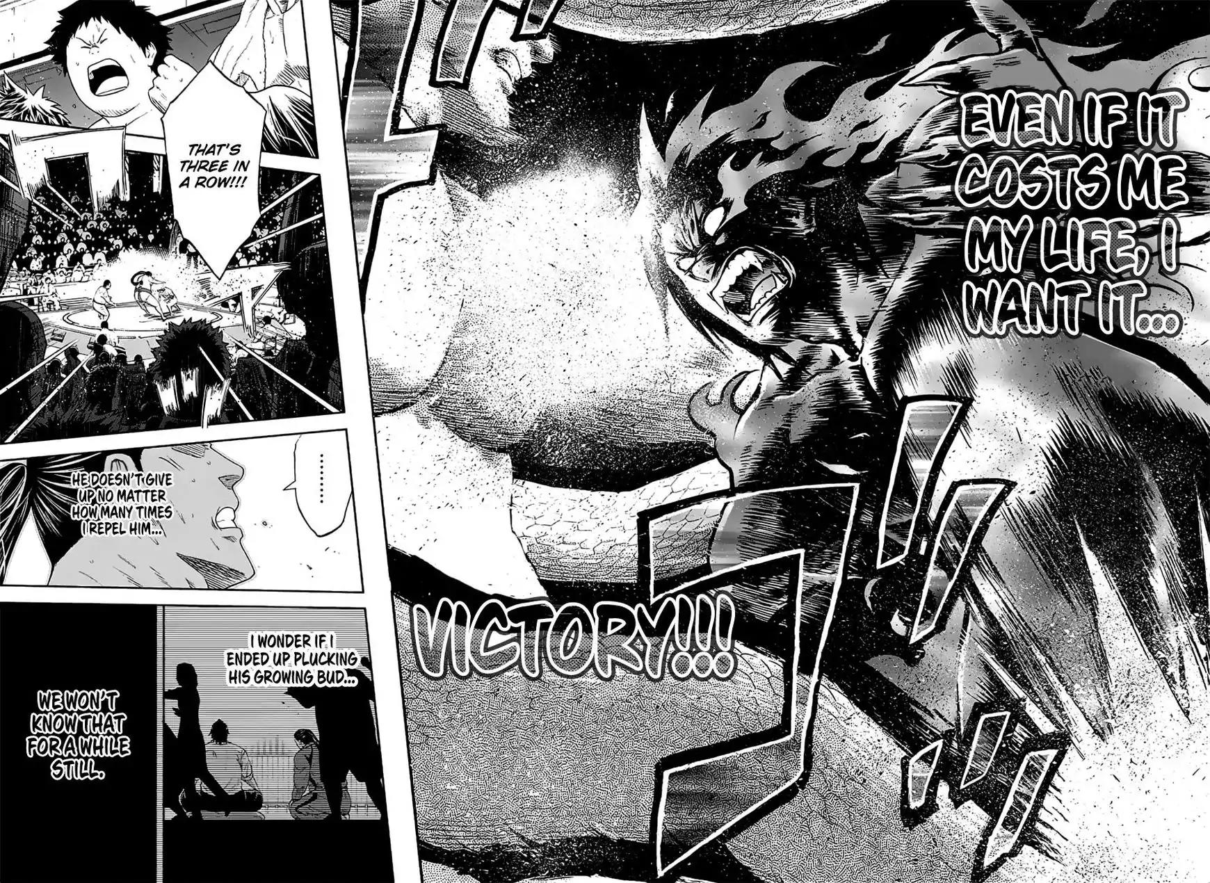 Hinomaru Zumou Chapter 147 page 14 - Chapter 147: Onimaru Kunitsuna vs Kusanagi no Tsurugi, Throbbing new