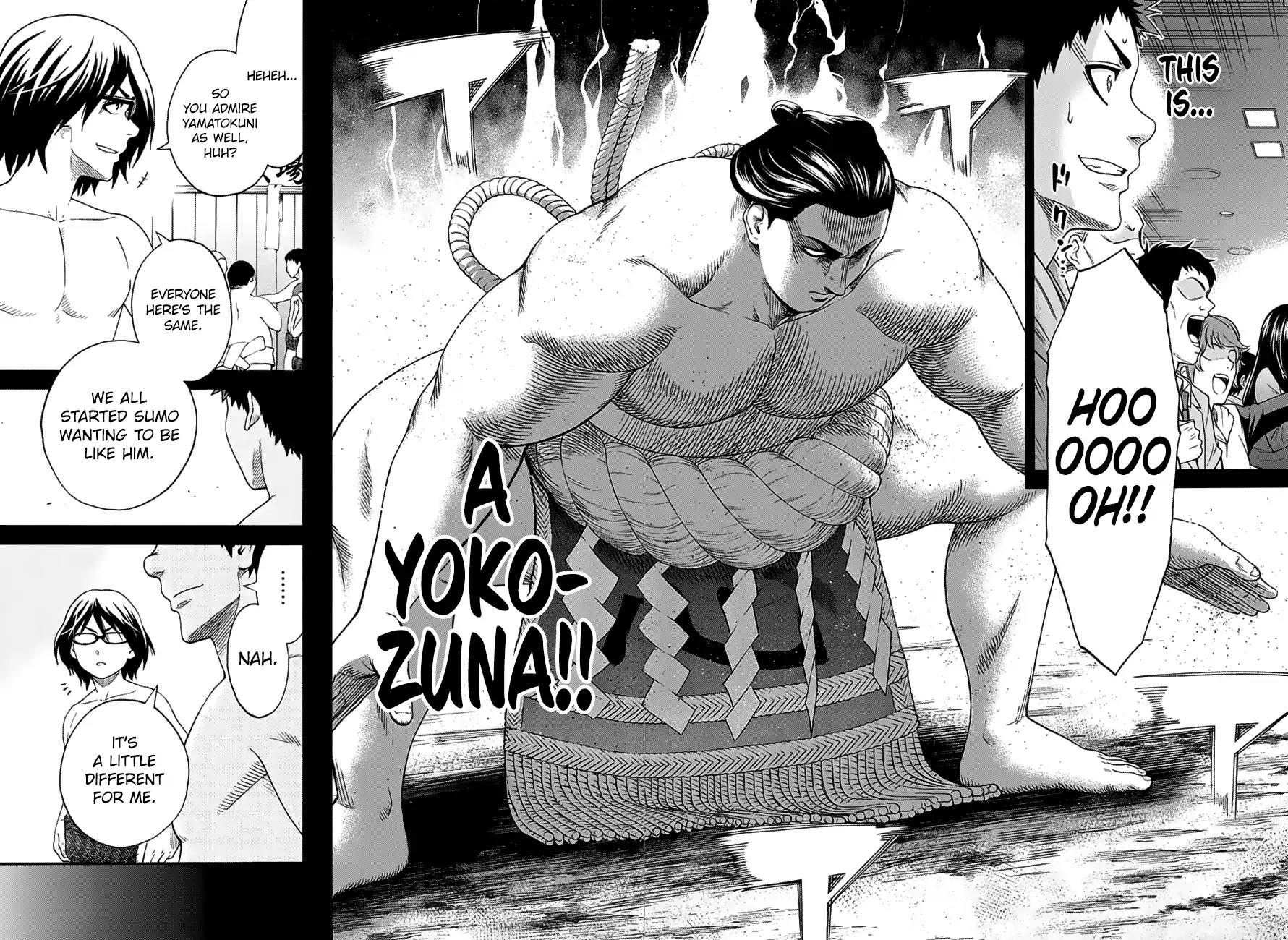Hinomaru Zumou Chapter 149 page 13 - Chapter 149: Onimaru Kunitsuna Vs Kusanagi no Tsurugi, Awakening