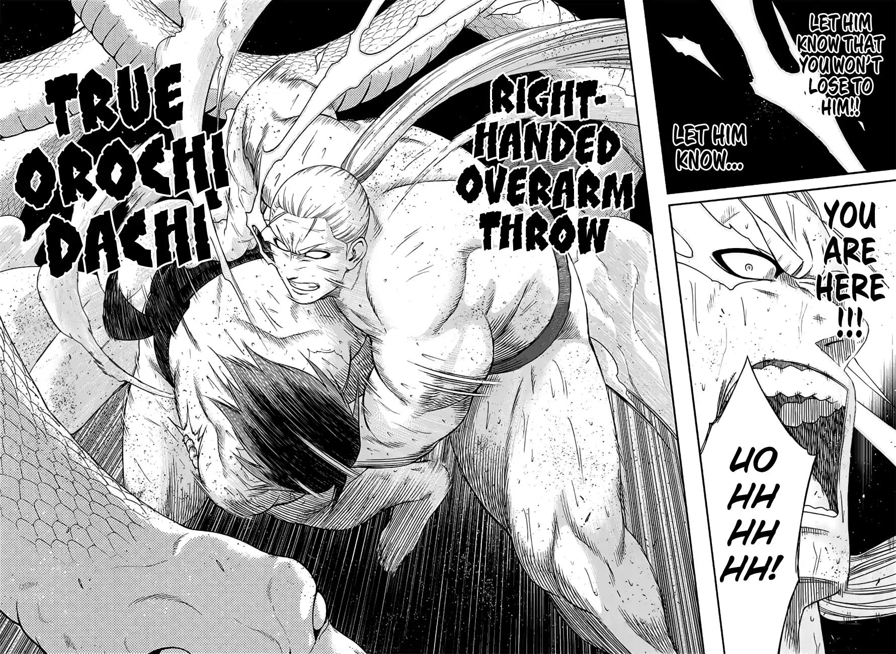 Hinomaru Zumou Chapter 150 page 10 - Chapter 150: Onimaru Kunitsuna Vs Kusanagi no Tsurugi, Confession