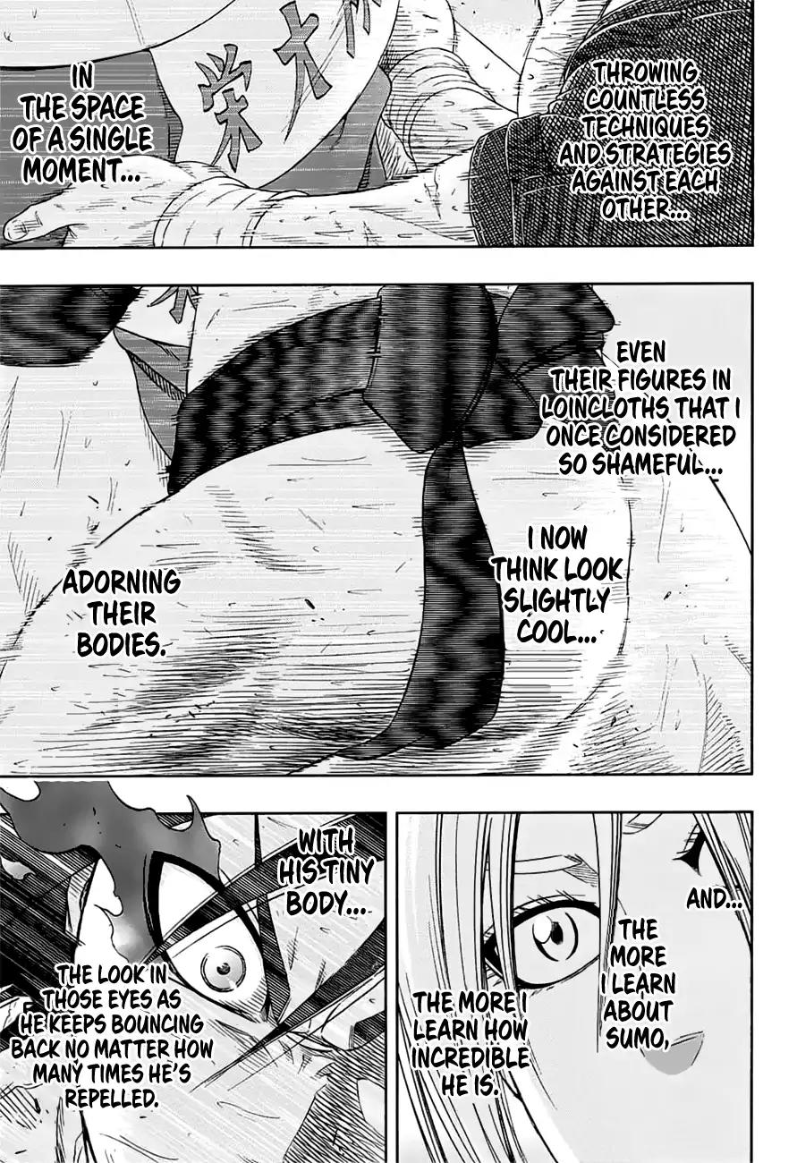 Hinomaru Zumou Chapter 150 page 17 - Chapter 150: Onimaru Kunitsuna Vs Kusanagi no Tsurugi, Confession