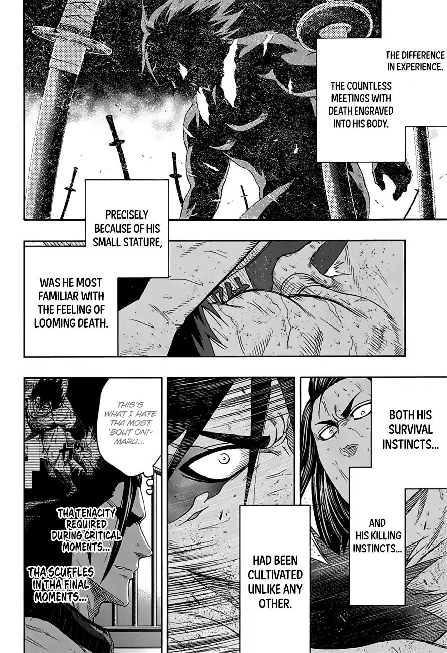 Hinomaru Zumou Chapter 151 page 12 - Chapter 151: Onimaru Kunitsuna Vs Kusanagi no Tsurugi, Endeavor