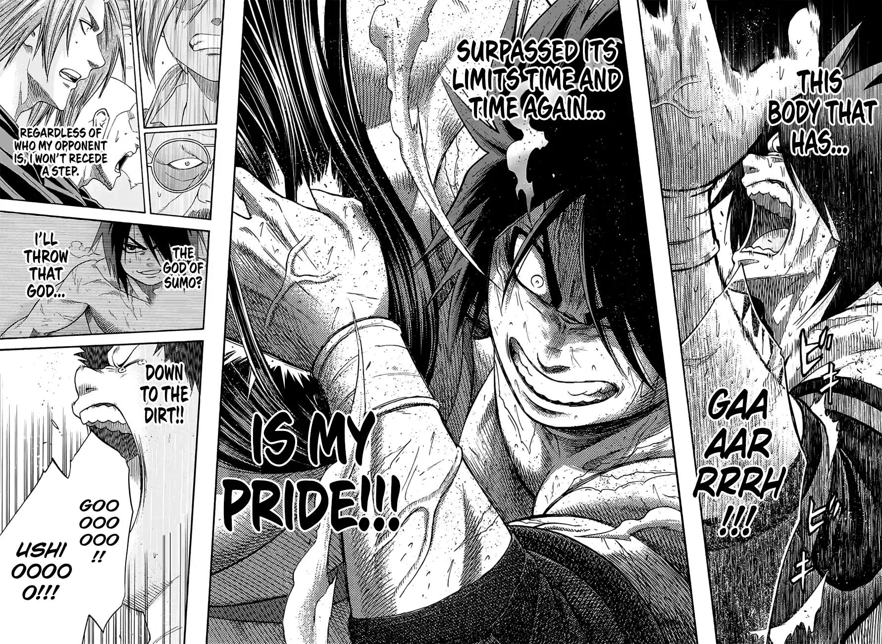 Hinomaru Zumou Chapter 151 page 16 - Chapter 151: Onimaru Kunitsuna Vs Kusanagi no Tsurugi, Endeavor
