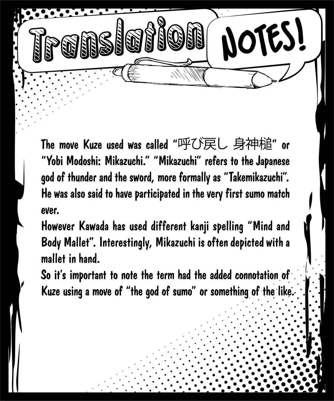 Hinomaru Zumou Chapter 151 page 18 - Chapter 151: Onimaru Kunitsuna Vs Kusanagi no Tsurugi, Endeavor