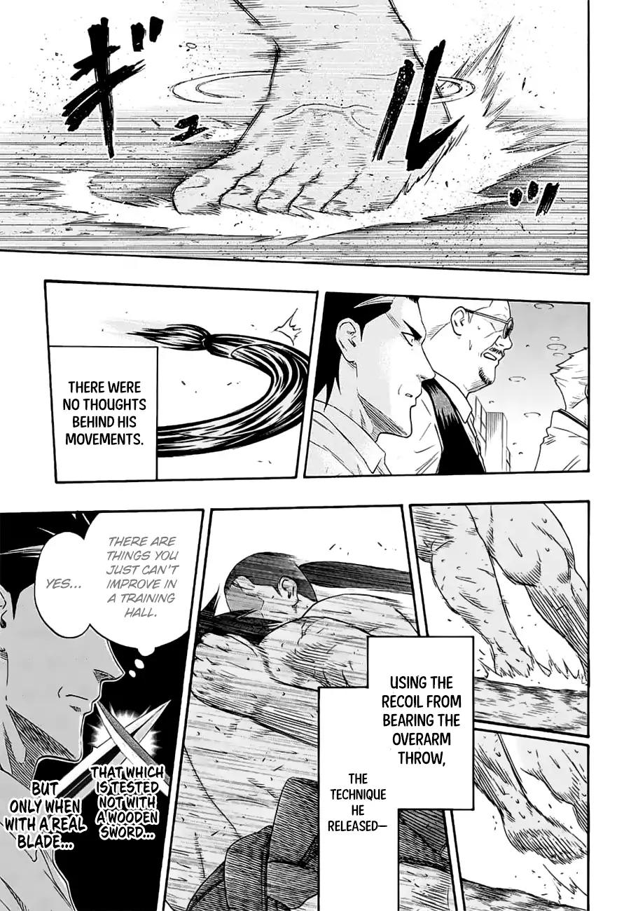 Hinomaru Zumou Chapter 151 page 8 - Chapter 151: Onimaru Kunitsuna Vs Kusanagi no Tsurugi, Endeavor
