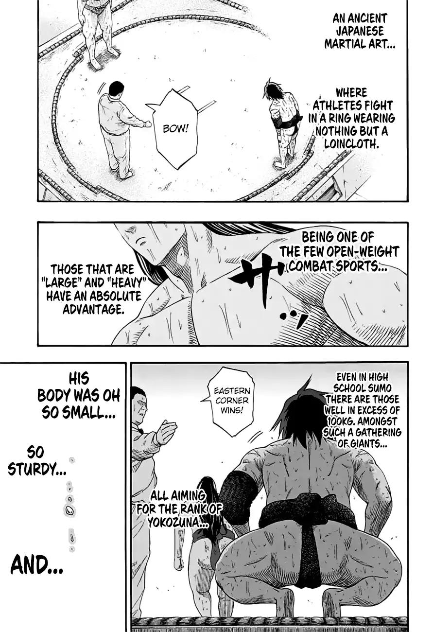 Hinomaru Zumou Chapter 152 page 15 - Chapter 152: Onimaru Kunitsuna Vs Kusanagi no Tsurugi, End