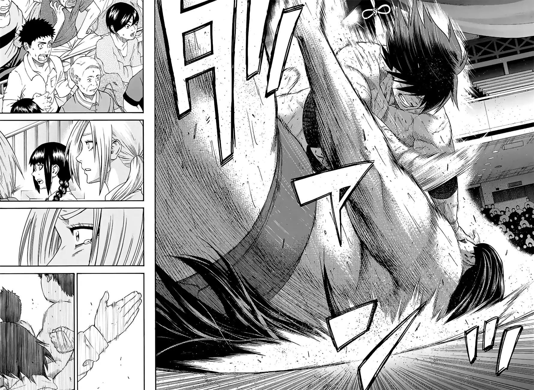 Hinomaru Zumou Chapter 152 page 6 - Chapter 152: Onimaru Kunitsuna Vs Kusanagi no Tsurugi, End