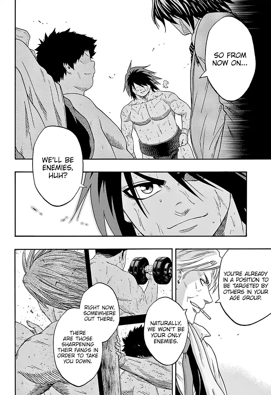 Hinomaru Zumou Chapter 157 page 16 - Round 157