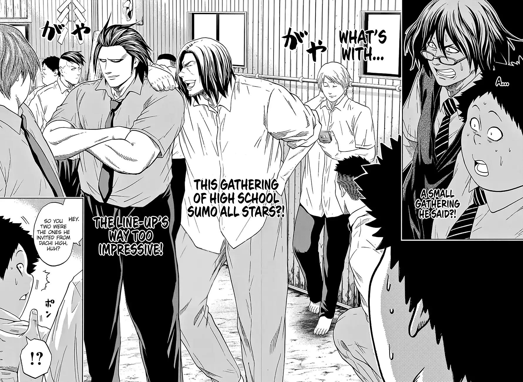 Hinomaru Zumou Chapter 157 page 3 - Round 157