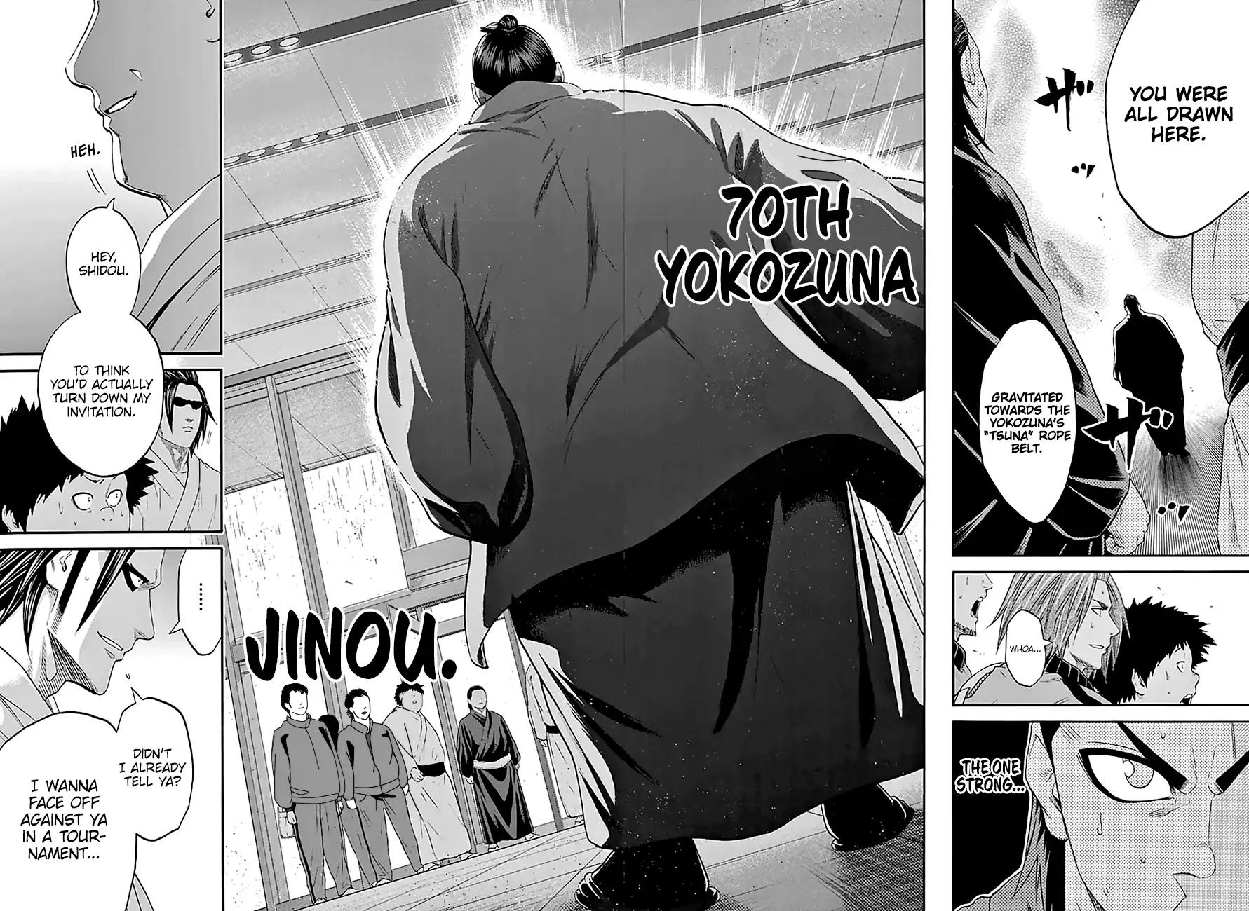 Hinomaru Zumou Chapter 158 page 13 - Round 158