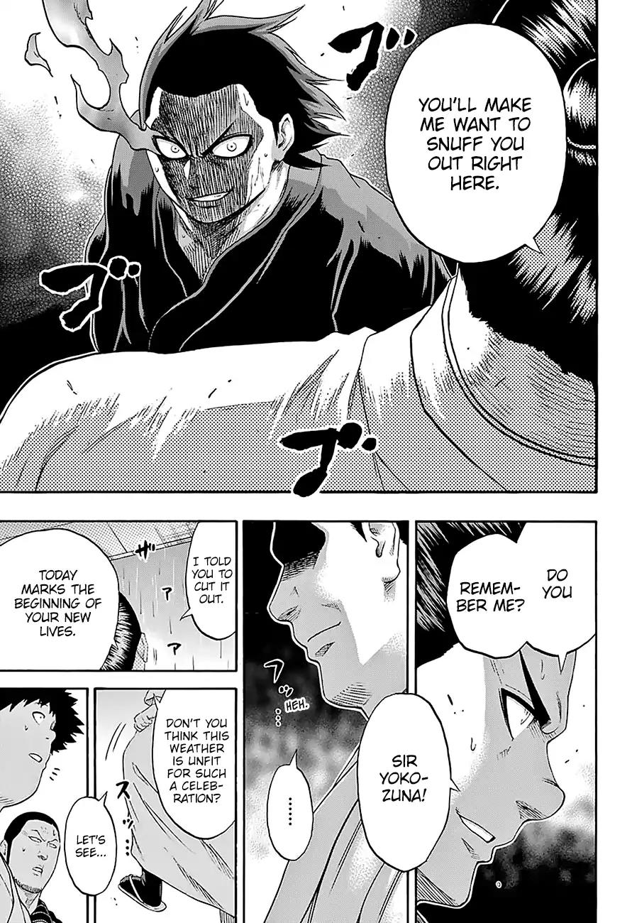 Hinomaru Zumou Chapter 158 page 15 - Round 158
