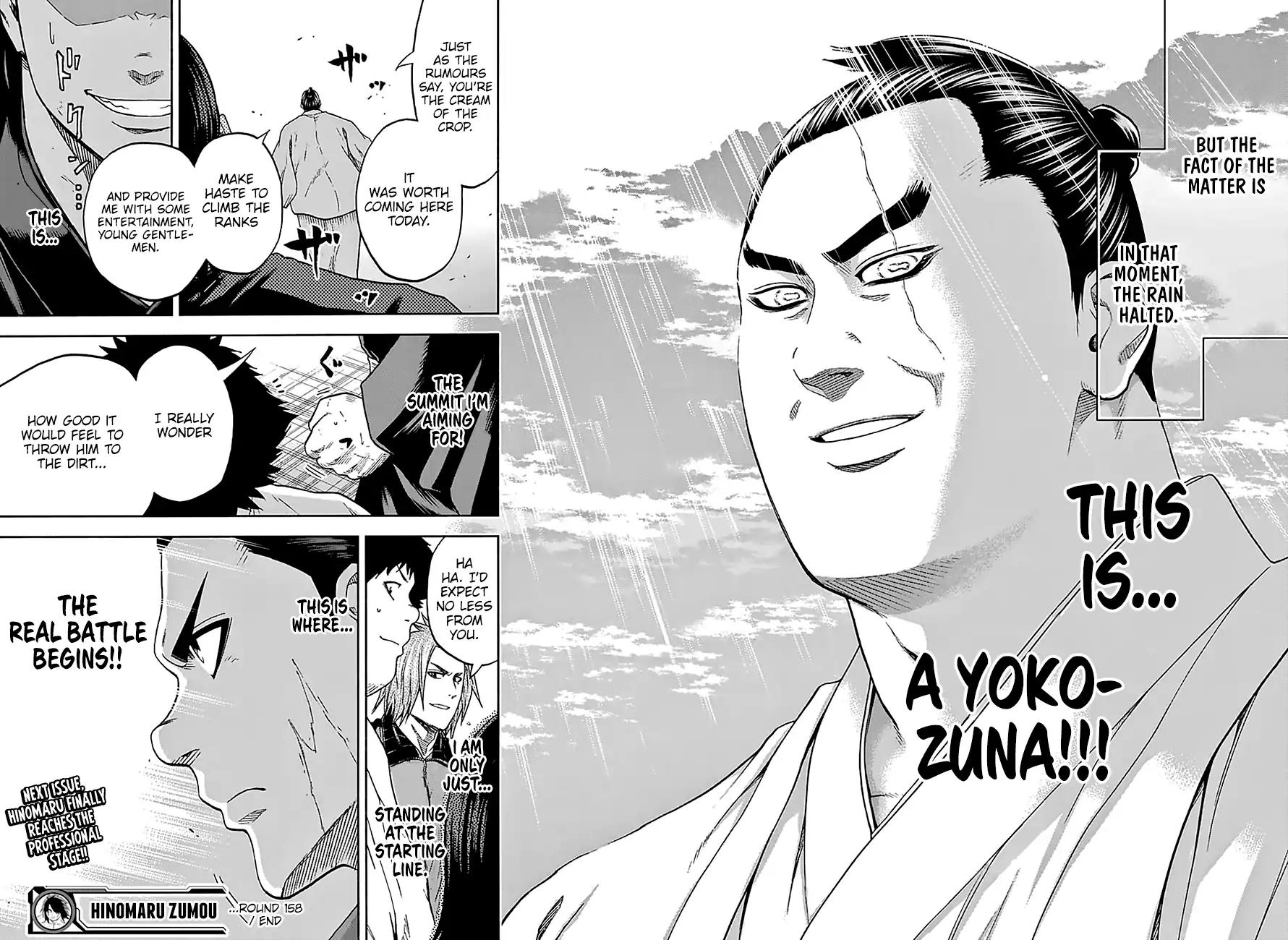 Hinomaru Zumou Chapter 158 page 18 - Round 158