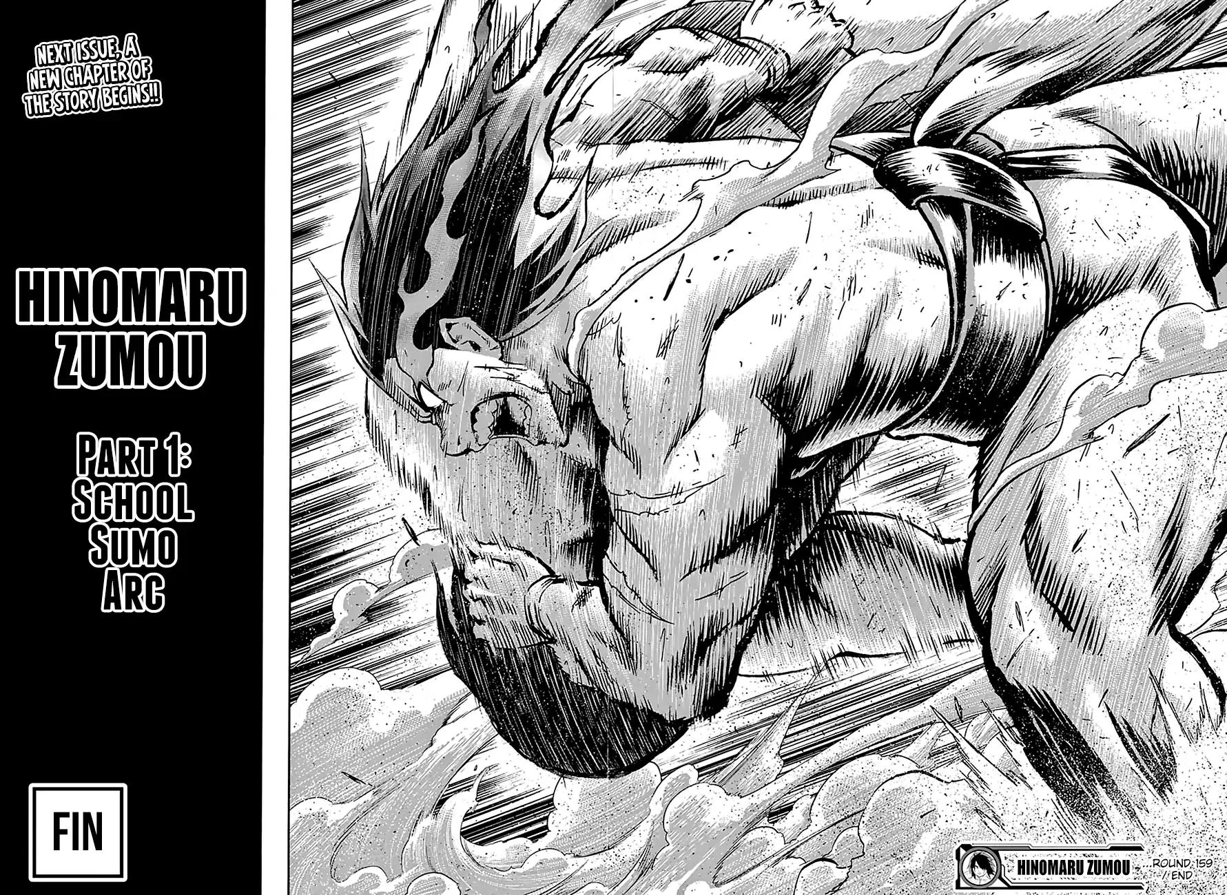 Hinomaru Zumou Chapter 159 page 19 - Chapter 159: Embrace It