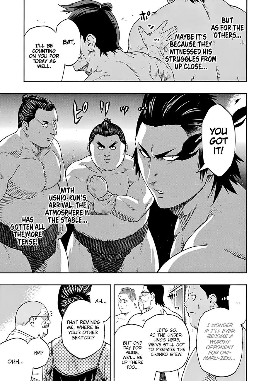Hinomaru Zumou Chapter 161 page 14 - Round 161