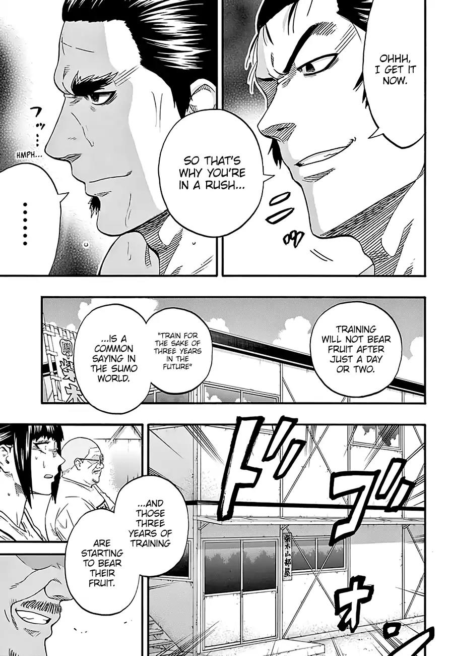 Hinomaru Zumou Chapter 161 page 18 - Round 161