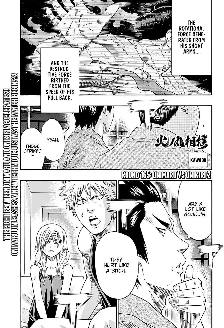 Hinomaru Zumou Chapter 165 page 2 - Chapter 165: Round 165