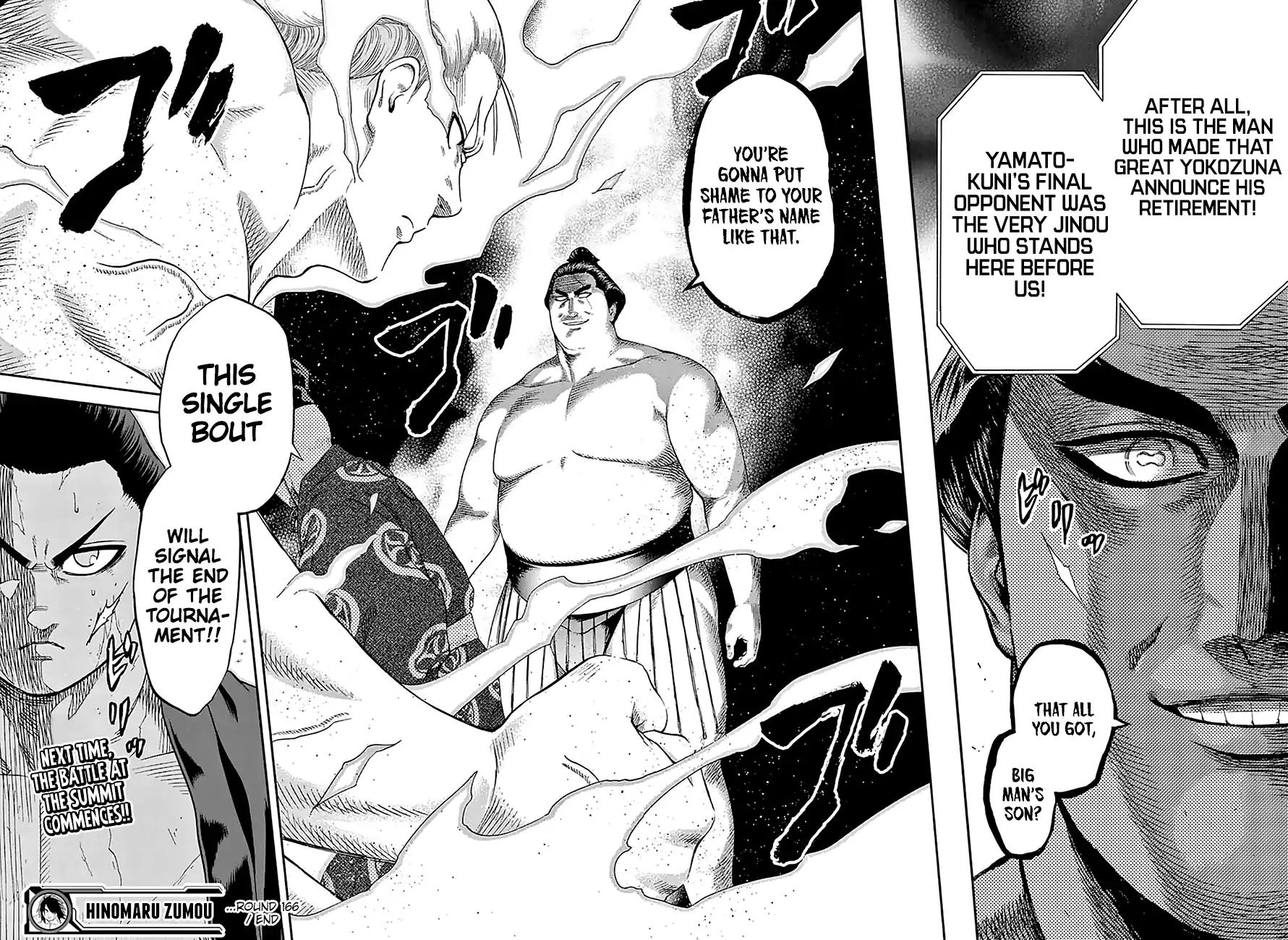 Hinomaru Zumou Chapter 166 page 18 - Chapter 166: Gathering!!