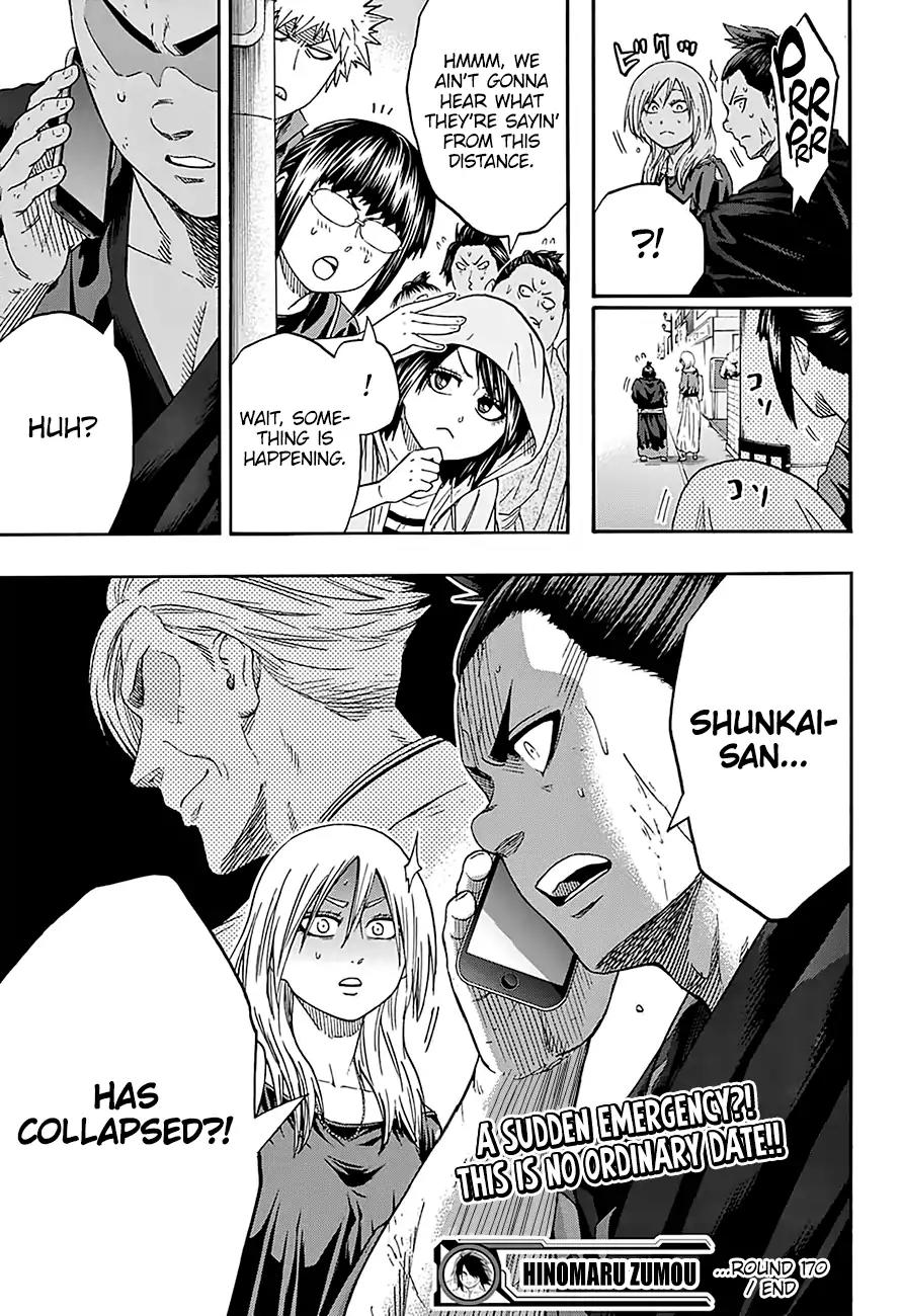 Hinomaru Zumou Chapter 170 page 23 - Chapter 170: Onimaru Kunitsuna VS. Gojou Reina