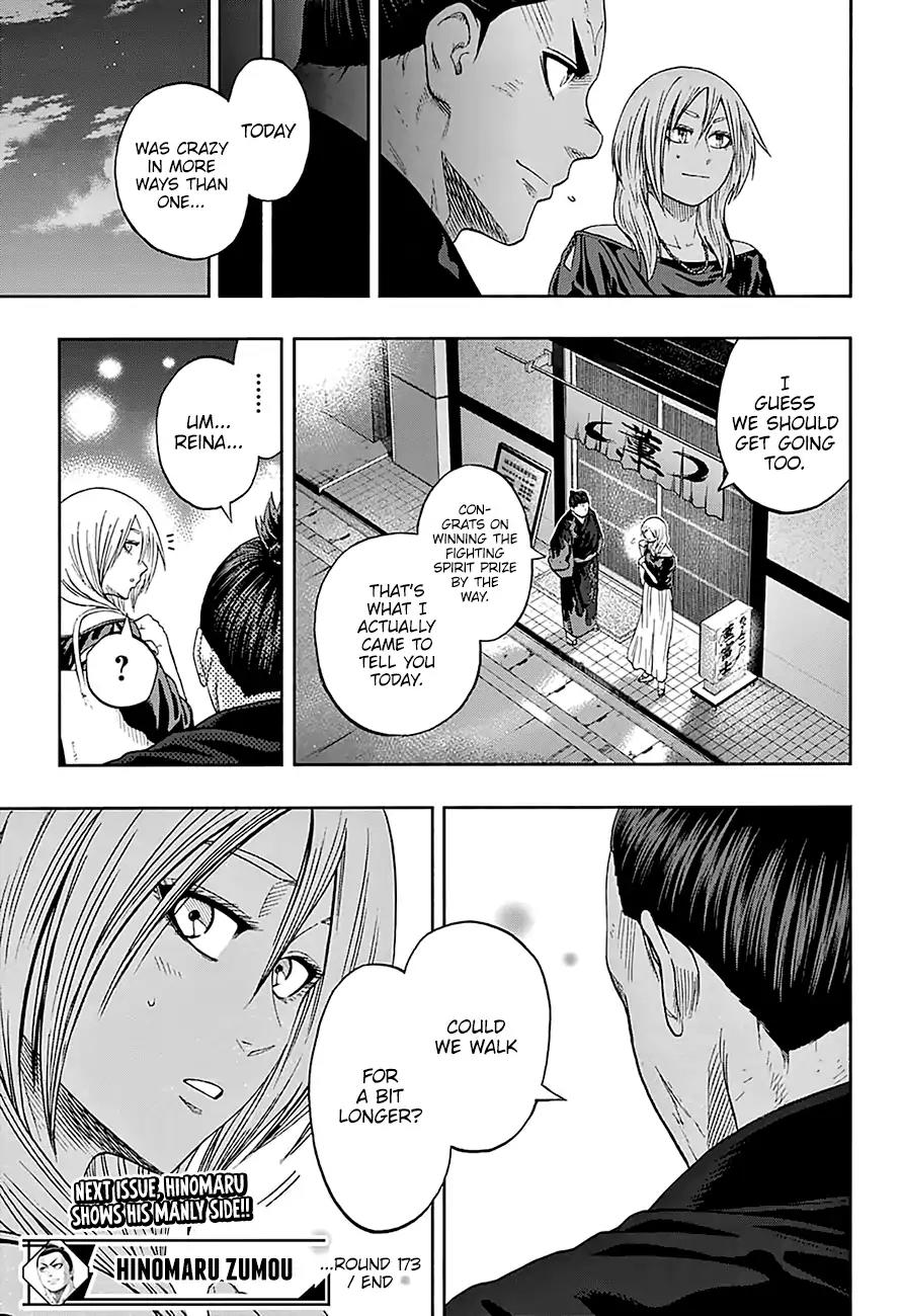 Hinomaru Zumou Chapter 173 page 20 - Chapter 173: If There is Love