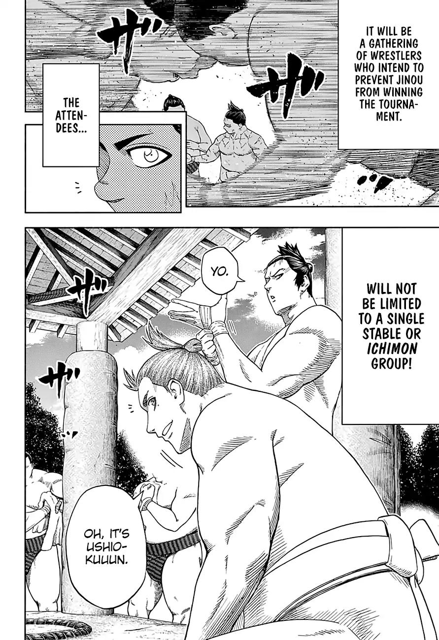 Hinomaru Zumou Chapter 175 page 10 - Chapter 175: Crush Jinou!!