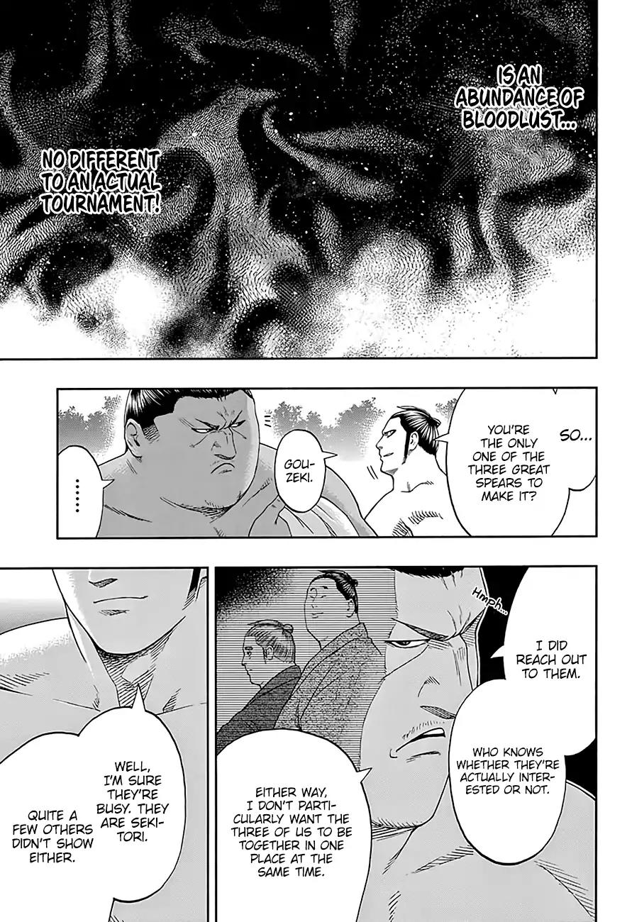 Hinomaru Zumou Chapter 175 page 15 - Chapter 175: Crush Jinou!!