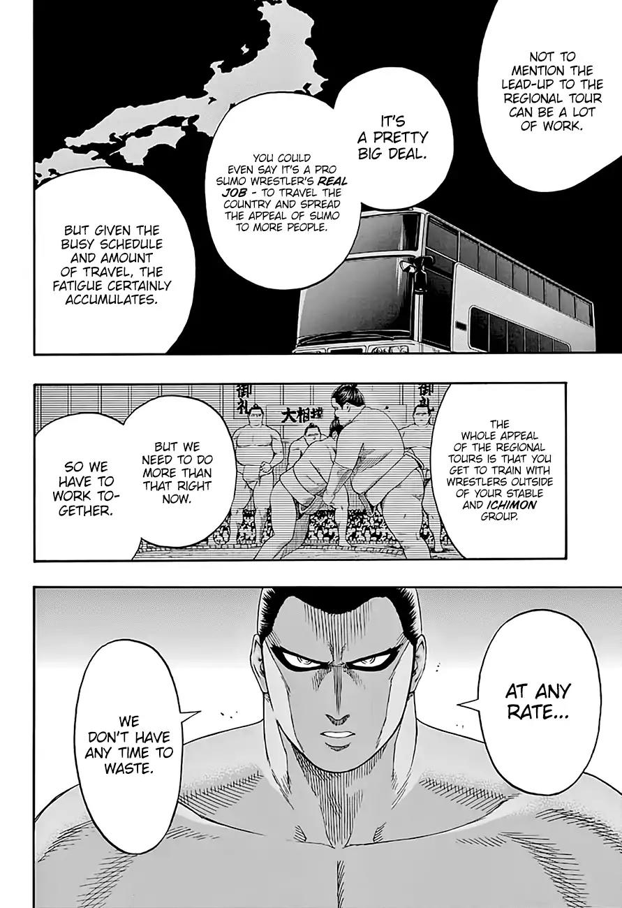 Hinomaru Zumou Chapter 175 page 16 - Chapter 175: Crush Jinou!!