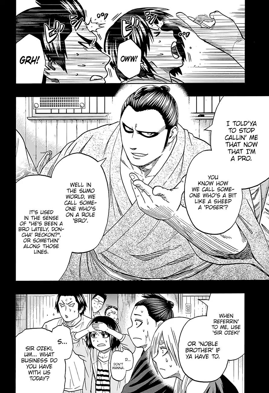Hinomaru Zumou Chapter 175 page 6 - Chapter 175: Crush Jinou!!