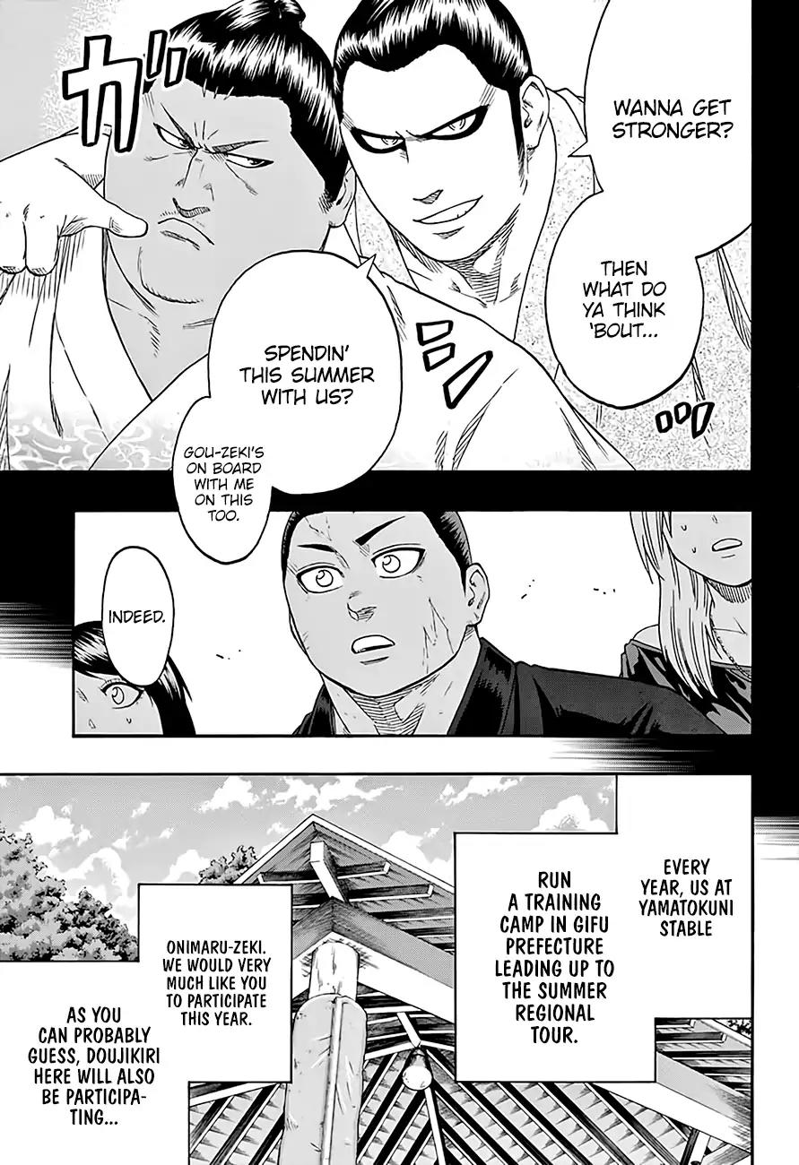 Hinomaru Zumou Chapter 175 page 9 - Chapter 175: Crush Jinou!!