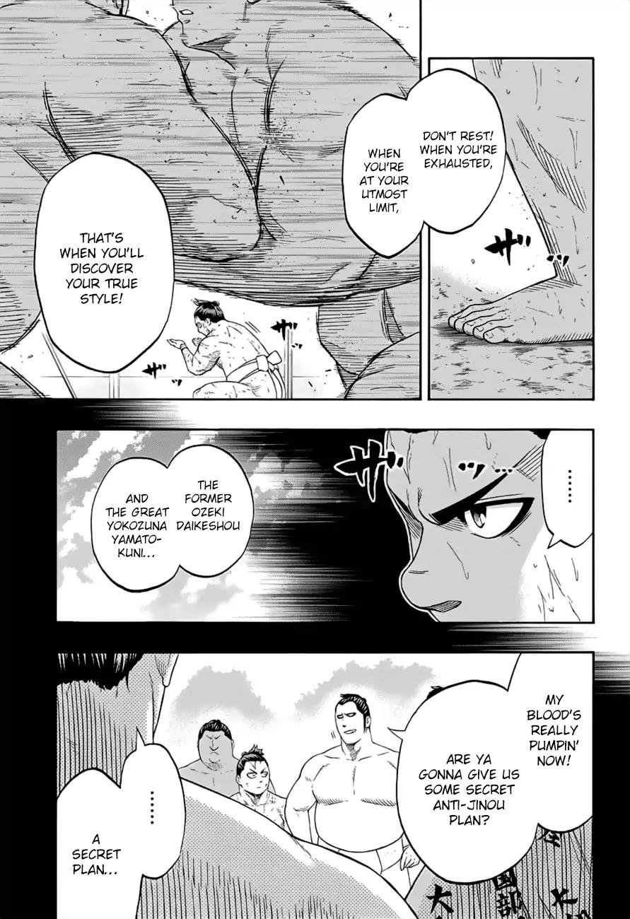 Hinomaru Zumou Chapter 176 page 11 - Chapter 176: The National Treasures Sharpen Up!!