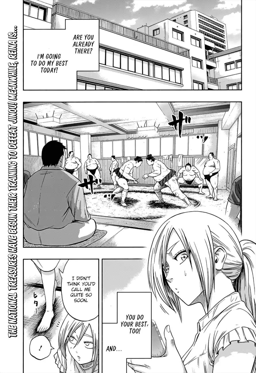Hinomaru Zumou Chapter 176 page 2 - Chapter 176: The National Treasures Sharpen Up!!