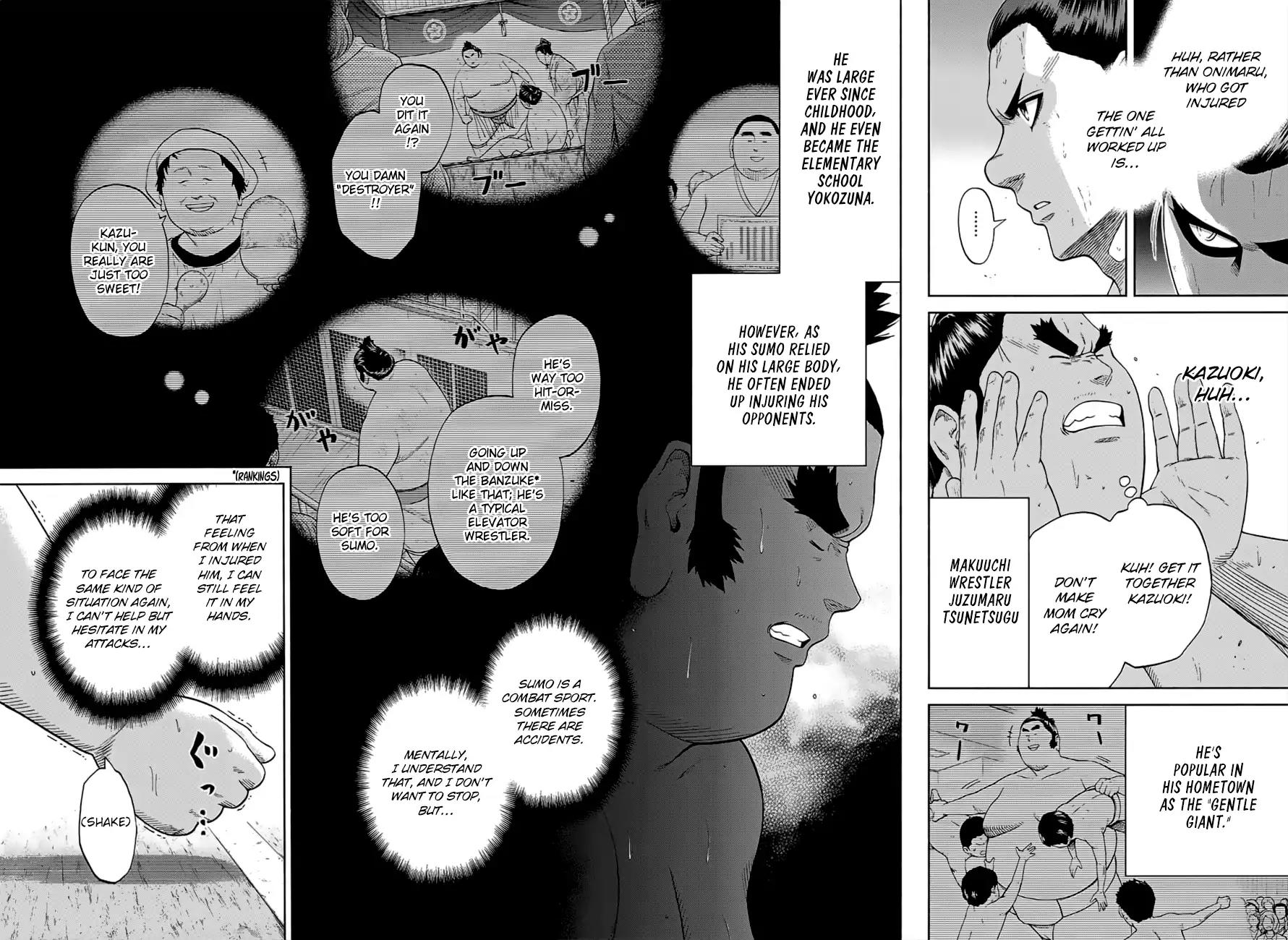 Hinomaru Zumou Chapter 177 page 4 - Chapter 177: Onimaru Kunitsuna VS Juzumaru Tsunetsugu