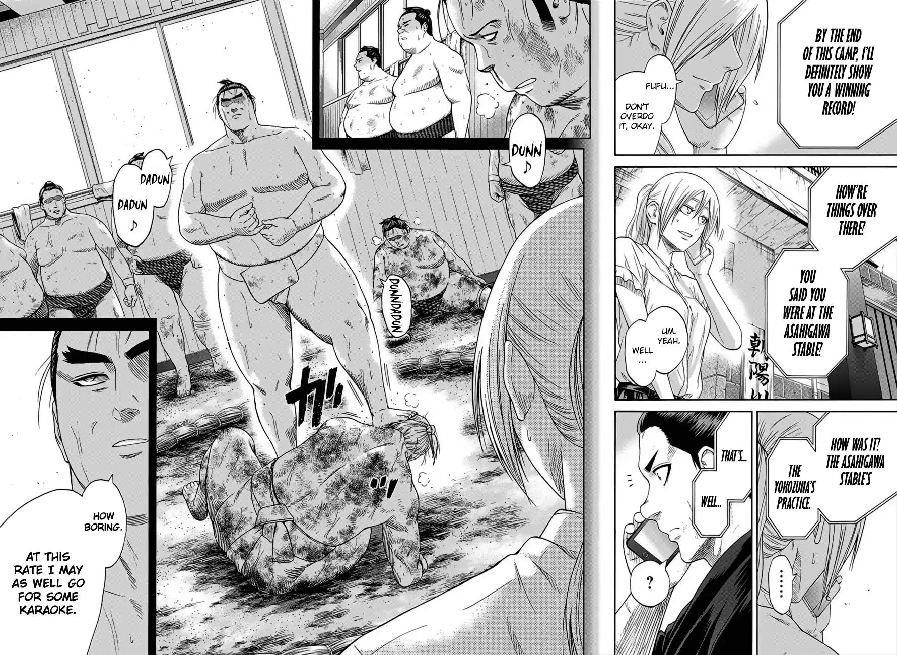 Hinomaru Zumou Chapter 178 page 14 - Chapter 178: Onimaru Kunitsuna VS Juzumaru Tsunetsugu 2