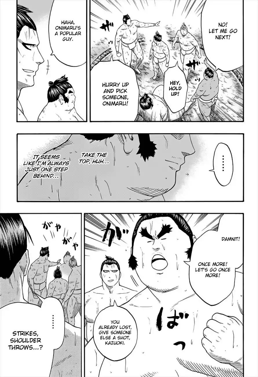 Hinomaru Zumou Chapter 178 page 9 - Chapter 178: Onimaru Kunitsuna VS Juzumaru Tsunetsugu 2