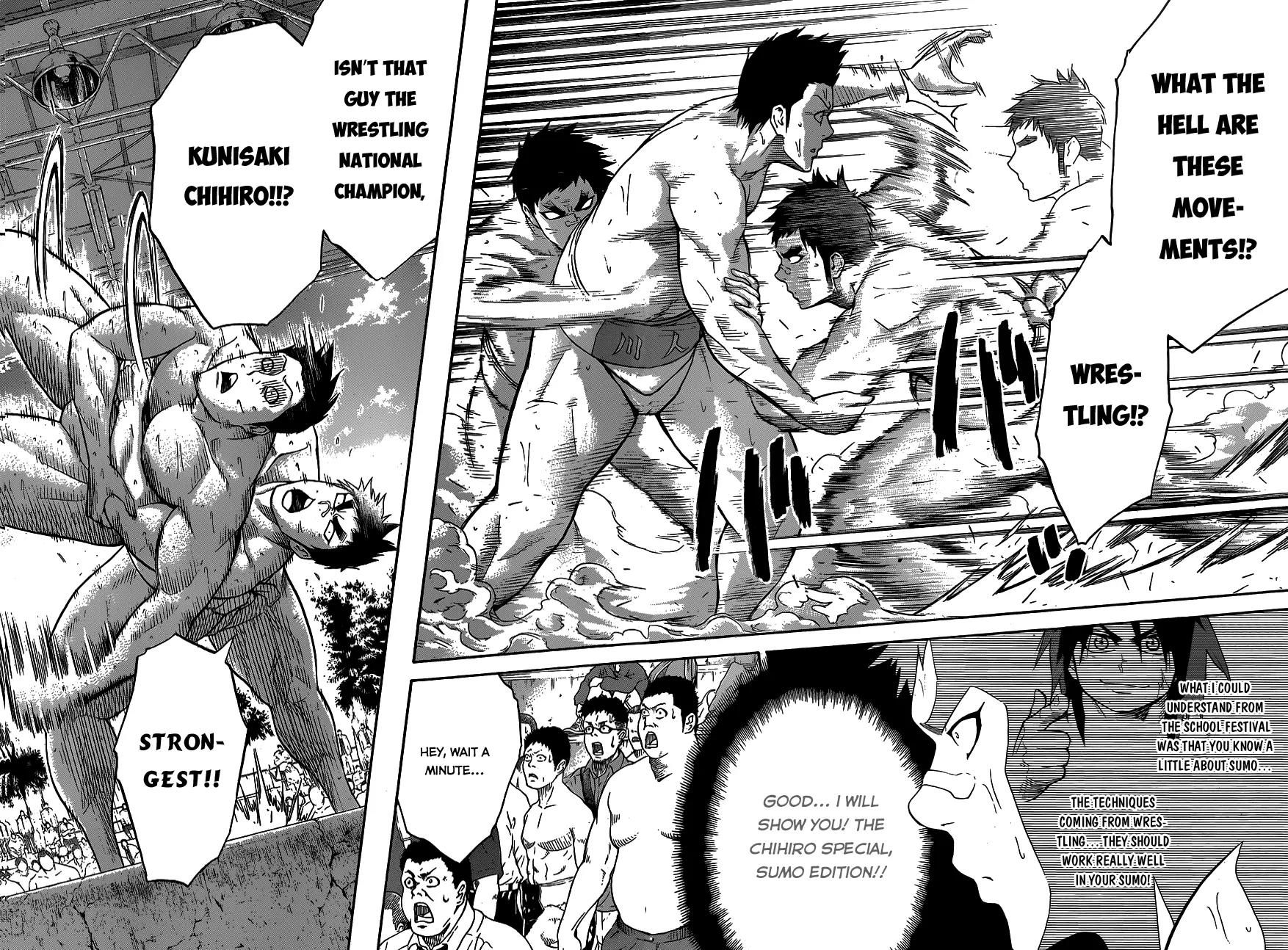 Hinomaru Zumou Chapter 18 page 11 - Chapter 18: The beginning of the Kanto Newcomer Tournament