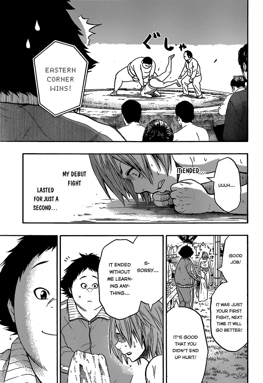 Hinomaru Zumou Chapter 18 page 15 - Chapter 18: The beginning of the Kanto Newcomer Tournament