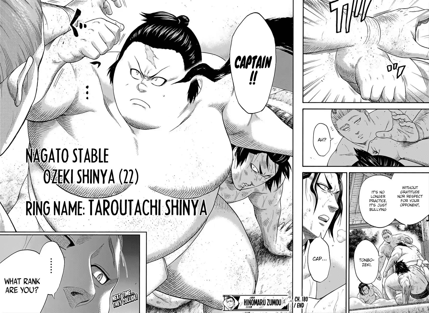 Hinomaru Zumou Chapter 180 page 18 - Chapter 180: Pride and Prejudice